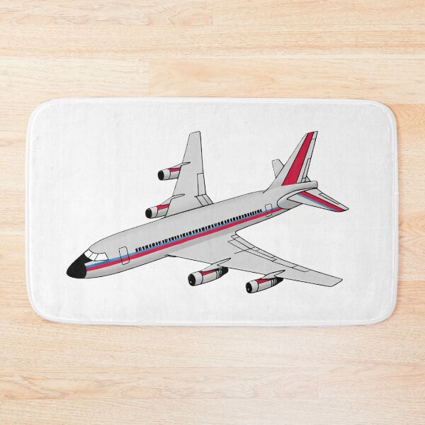 Item preview, Commercial airplane in 3D illustration 4 engines airliner designed and sold by PilotandPlane.