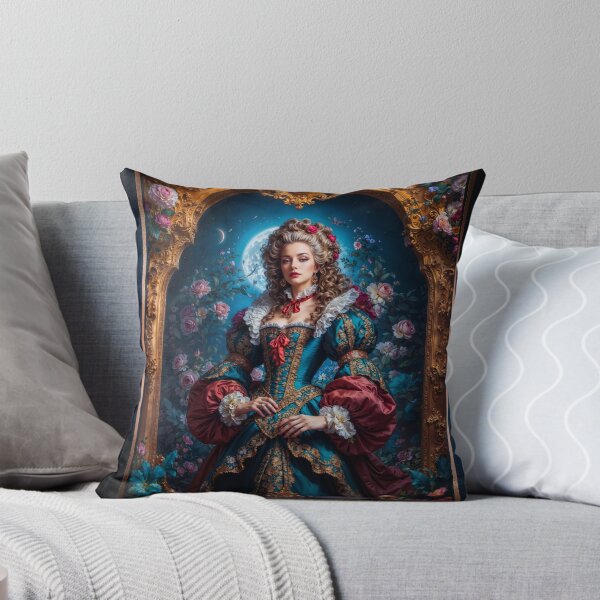 Item preview, Baroque Portrait Of Lady Drusella Volkovinna Mesmerizing AI Concept Art by Xzendor7 designed and sold by Xzendor7 Digital Art Creations.