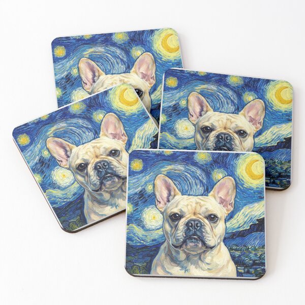 Item preview, French Bulldog Starry Night Artwork designed and sold by Frenchies N' Friends.