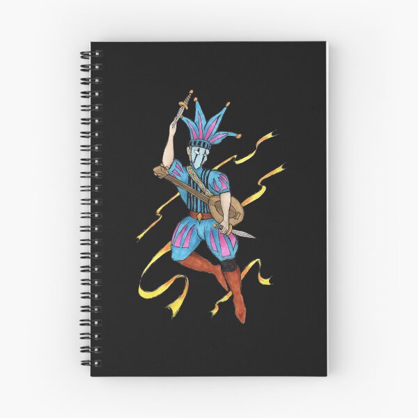 Aperçu de l'œuvre Illustration d'un bouffon arcanique et d'un barde guerrier fantastique créée et vendue par McKee Designs.