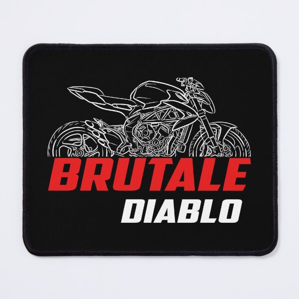 Item preview, Motorcycle MV Agusta Brutale Diablo 2018, biker designed and sold by ThrottleArts.