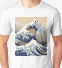 Funny Japanese Cookie Great Wave off Kanagawa T-Shirt Unisex T-Shirt