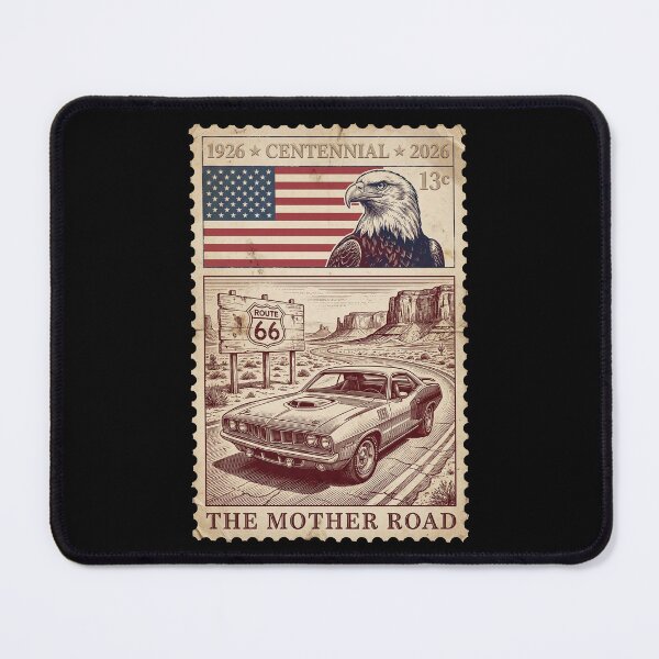 Item preview, Route 66 Painted Desert Curve - Classic Muscle Stamp Art designed and sold by G350.
