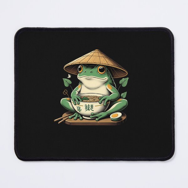 Item preview, Frog Eating Ramen Kawaii Neko Japanese Noodles Anime Lovers designed and sold by yaginoie.