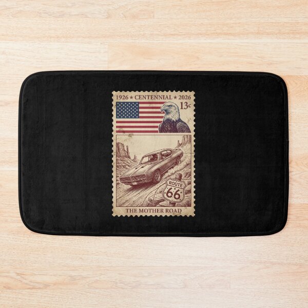 Item preview, Route 66 Off-Road Rally - Vintage Muscle Car Stamp designed and sold by G350.