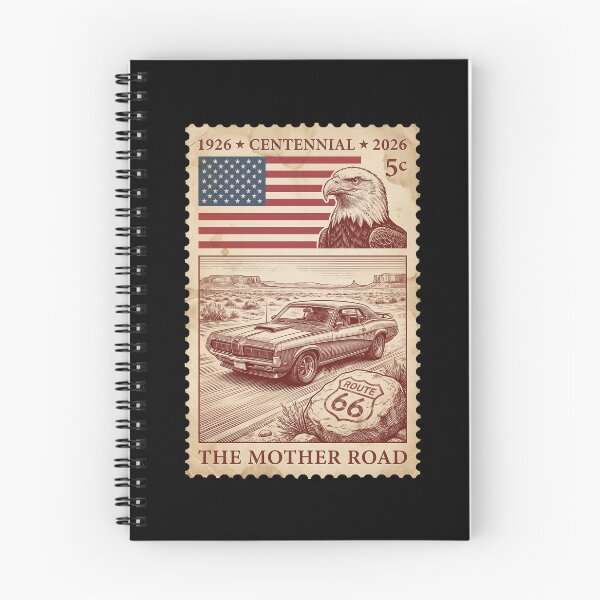 Item preview, Route 66 Monument Valley 5c Stamp - Classic Cougar Car designed and sold by G350.