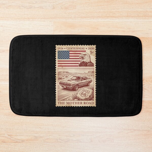 Item preview, Route 66 Monument Valley 5c Stamp - Classic Cougar Car designed and sold by G350.