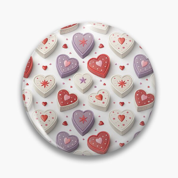 Item preview, Love themed seamless pattern featuring decorative heart shapes on a light background. designed and sold by KlarkiteTees.