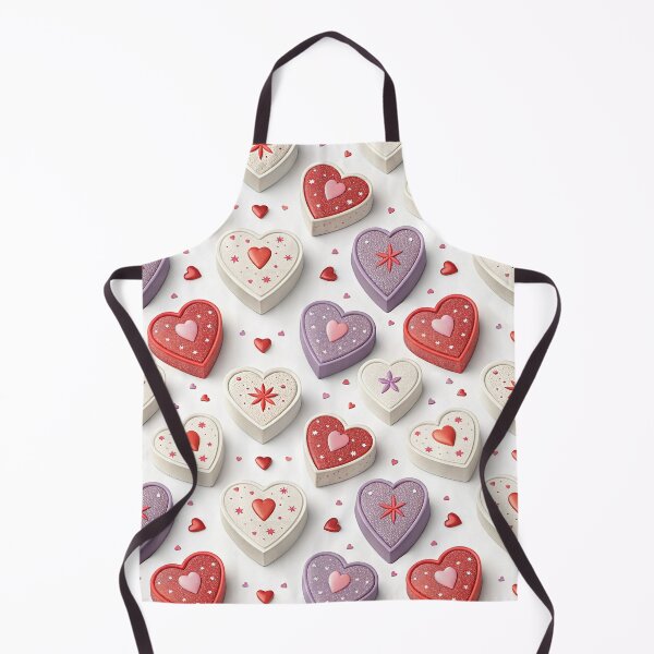 Item preview, Love themed seamless pattern featuring decorative heart shapes on a light background. designed and sold by KlarkiteTees.