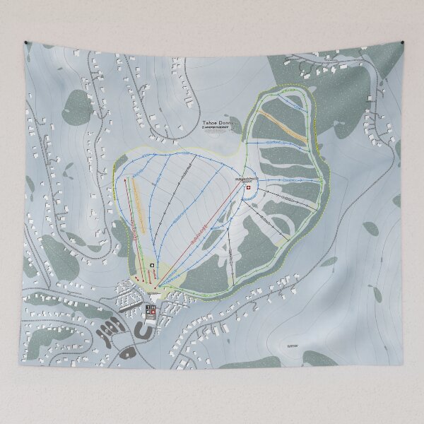 Item preview, Tahoe Donner Resort Trail Map designed and sold by Mapsynergy.