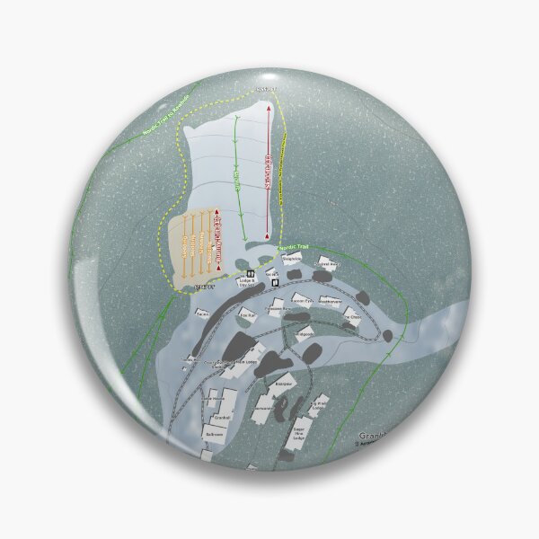 Item preview, Granlibakken Resort Trail Map designed and sold by Mapsynergy.