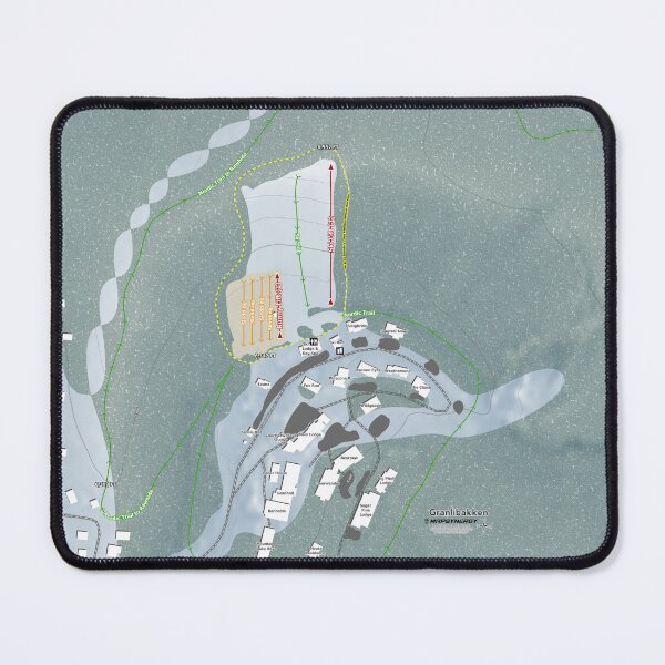 Item preview, Granlibakken Resort Trail Map designed and sold by Mapsynergy.