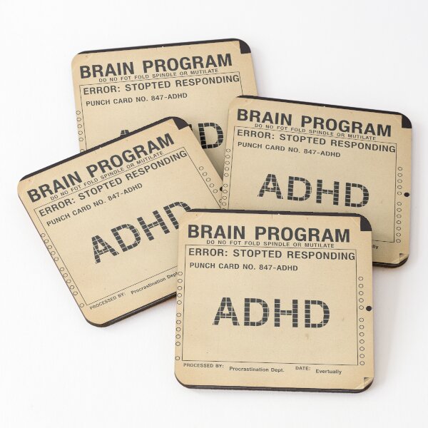 Item preview, ADHD Brain Program: Error Stopped Responding designed and sold by All The Raage.