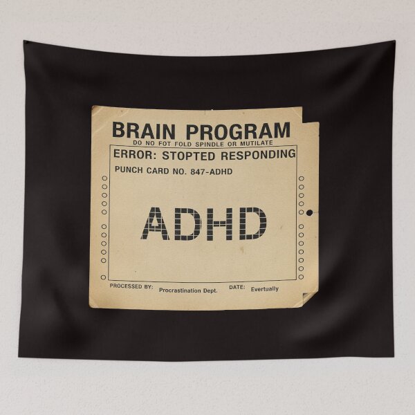 Item preview, ADHD Brain Program: Error Stopped Responding designed and sold by All The Raage.