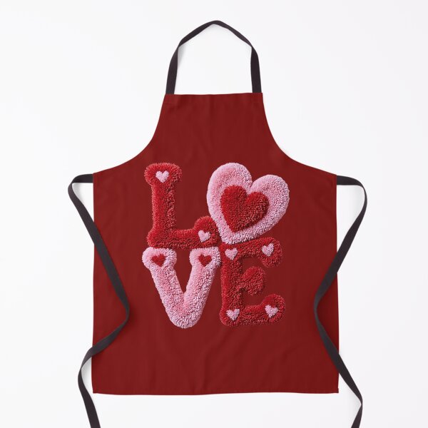 Aperçu de l'œuvre Peluche LOVE Saint-Valentin en chenille créée et vendue par SezzyDesigns.