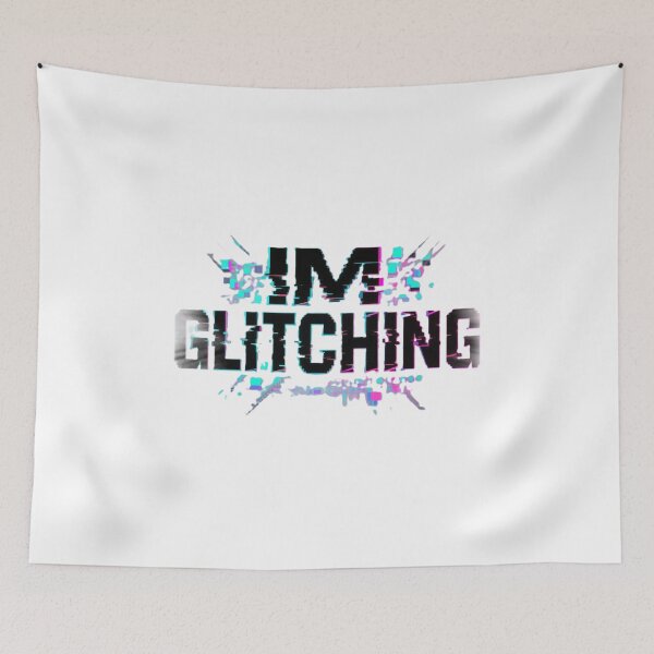 Item preview, "I'M GLITCHING" RETRO VINTAGE Y2K YEAR 2000 DESIGN designed and sold by WHITE FLAME PRINTS.