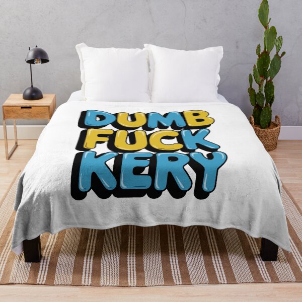 Item preview, DUMB FUCKERY – Blue & Yellow Bubble Typography Funny Quote designed and sold by Dospart.