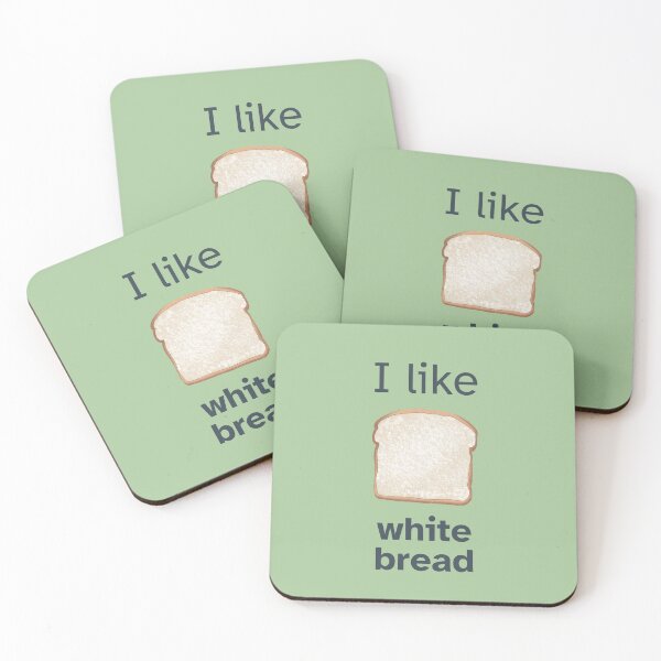 Item preview, I Like White Bread designed and sold by Little Paper Palace.