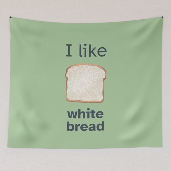 Item preview, I Like White Bread designed and sold by Little Paper Palace.