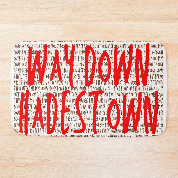 Item preview, Hadestown Lyrics designed and sold by broadwaygirl142.