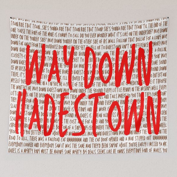 Item preview, Hadestown Lyrics designed and sold by broadwaygirl142.