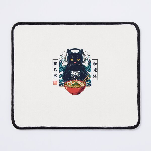 Item preview, Kawaii Gamer Cat Funny Retro Japanese Cat Ramen Gaming designed and sold by SWEET-TINAPAY.