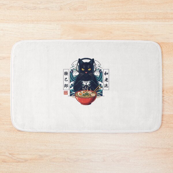Item preview, Kawaii Gamer Cat Funny Retro Japanese Cat Ramen Gaming  designed and sold by SWEET-TINAPAY.