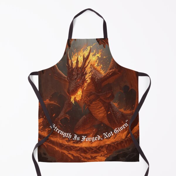 Item preview, Strength Is Forged in Fire – Inspirational Dragon Fantasy Art designed and sold by george335555.