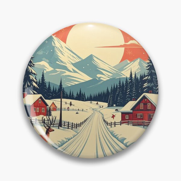 Item preview, Winter mountain landscape  designed and sold by RadiantGraphics.