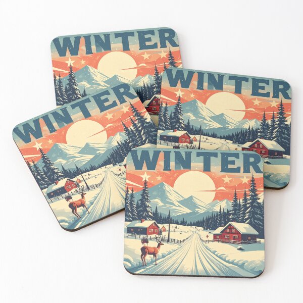 Item preview, Winter mountain landscape  designed and sold by RadiantGraphics.