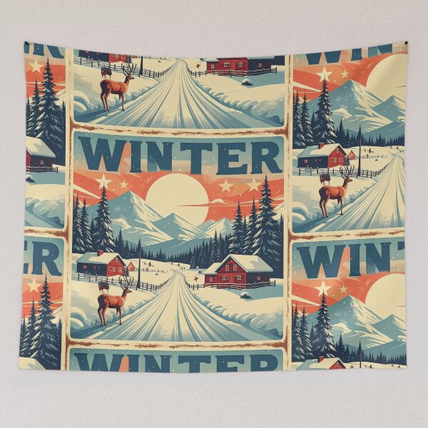 Item preview, Winter mountain landscape  designed and sold by RadiantGraphics.