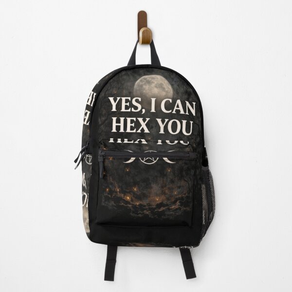 Item preview, SVT Yes, I Can Hex You – Midnight Familiar Witchcraft Moon Design designed and sold by SEVERTREND APPAREL .