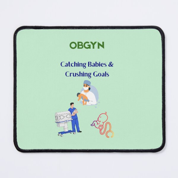 Item preview, OBGYN – Catching Babies & Crushing Goals designed and sold by LynnLLewis.
