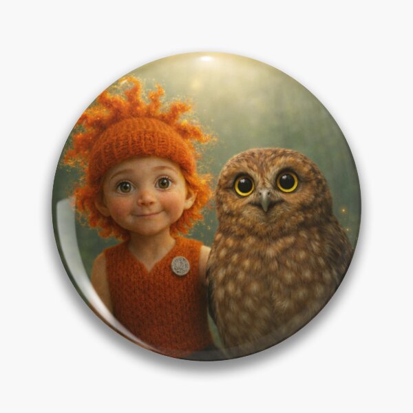 Item preview, What You Focus On Flourishes – Sparkle & Toru the Ruru (BrainHug Forest) designed and sold by BrainHug.