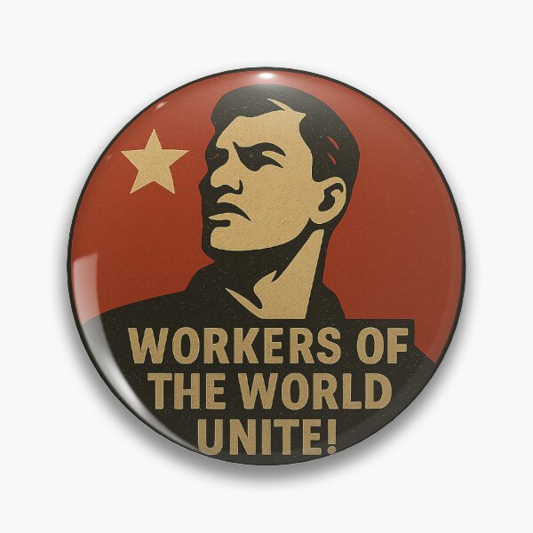 Item preview, Workers of the World Unite – Retro Labor Movement Art designed and sold by LexKYart.