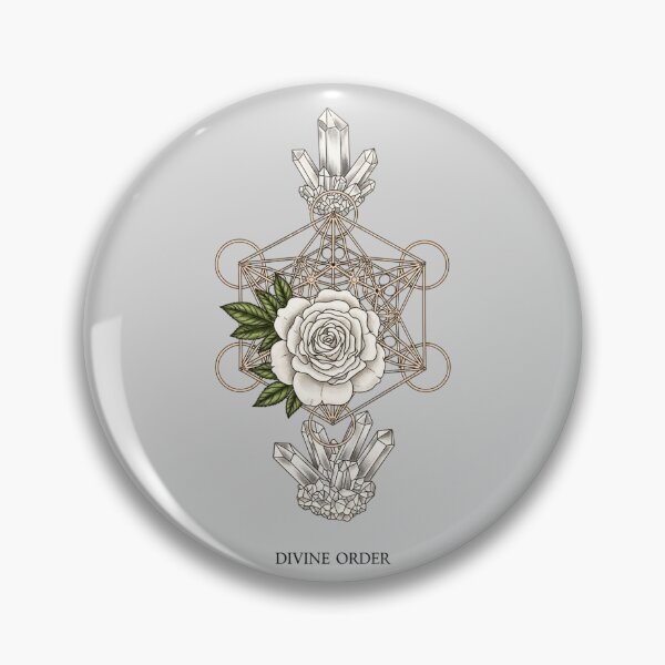 Item preview, Divine Order - Sacred Geometry & White Rose designed and sold by Credisaim.