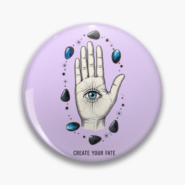 Item preview, Create Your Fate - Palmistry Hand & Labradorite designed and sold by Credisaim.