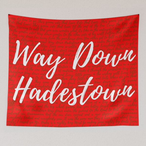 Item preview, Hadestown Lyrics designed and sold by broadwaygirl142.