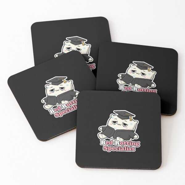 Item preview, Bed Rotting Specialist - Certified Cozy Sticker designed and sold by Sassy Cult.
