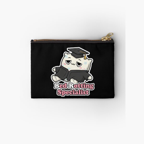 Item preview, Bed Rotting Specialist - Certified Cozy Sticker designed and sold by Sassy Cult.