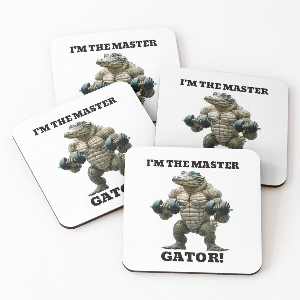 Item preview, Alligator Muscle Design - I'm The Master Gator - Animal  designed and sold by Primal Pump Co LTD.
