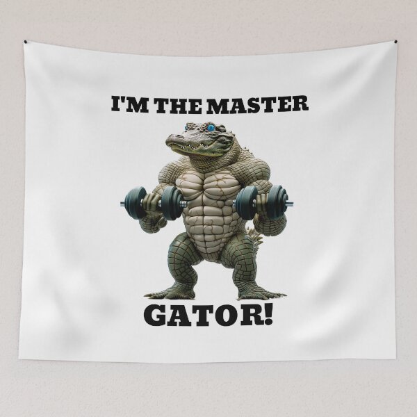Item preview, Alligator Muscle Design - I'm The Master Gator - Animal  designed and sold by Primal Pump Co LTD.