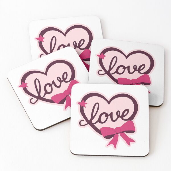 Item preview, Simple love, heart and ribbon sticker  designed and sold by RaGini-Graphics.