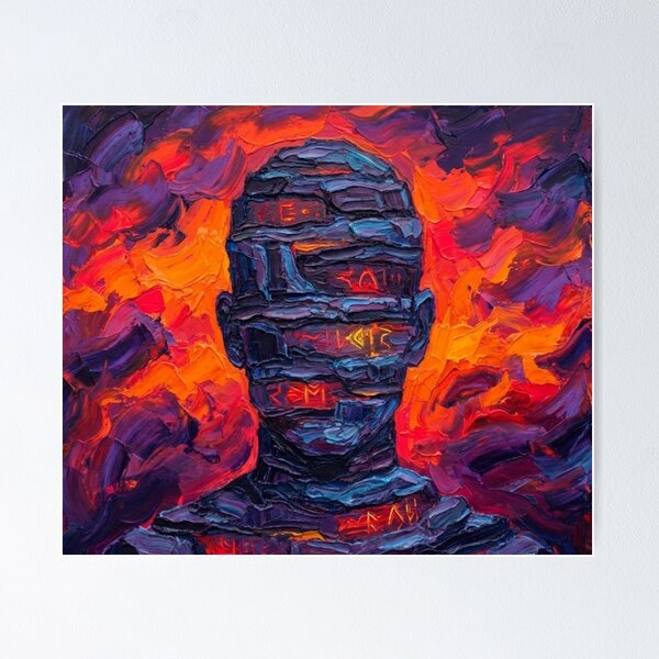 Item preview, Encoded Self – Cognitive Terrain Series designed and sold by SamuelGabrielSG.