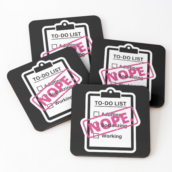 Item preview, Nope Checklist - Sassy Anti Work Aesthetic designed and sold by Sassy Cult.