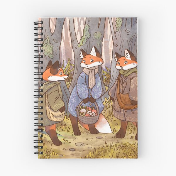 Item preview, Los tres zorritos en el bosque de invierno designed and sold by HelloSpriggan.