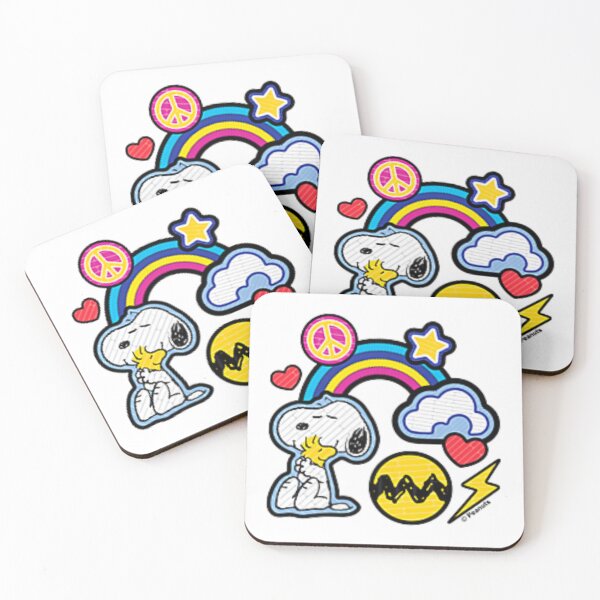 Item preview, Peanuts Snoopy Hugging Woodstock Patches  designed and sold by enamalbjerdekx.
