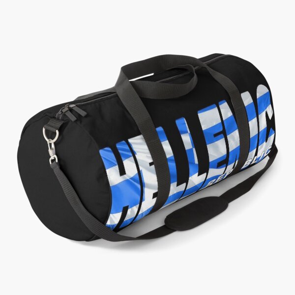 Item preview, HELLENIC REPUBLIC - Flag Flying in Wind cut to Letters Souvenir Sticker Shirt designed and sold by Adam Gormley.
