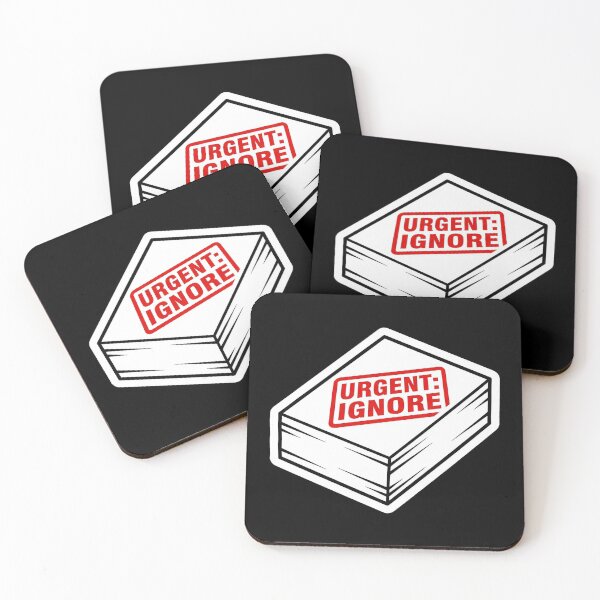Item preview, Urgent: Ignore - Funny Office Humor Stamp Sticker designed and sold by Sassy Cult.