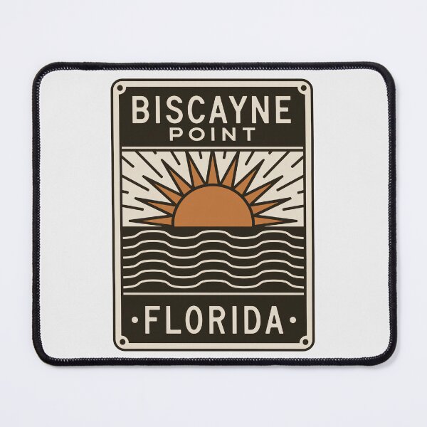 Item preview, Biscayne Point Florida - Beach Sign designed and sold by TheOldMittenIllustrated.